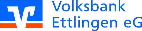 Volksbank Ettlingen Logo mit blau-orange Design
