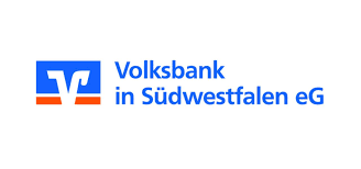 Volksbank Logo mit Schriftzug "in Südwestfalen eG".